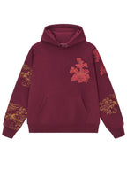 Hoodie ample cheval et fleurs brodés (unisexe)