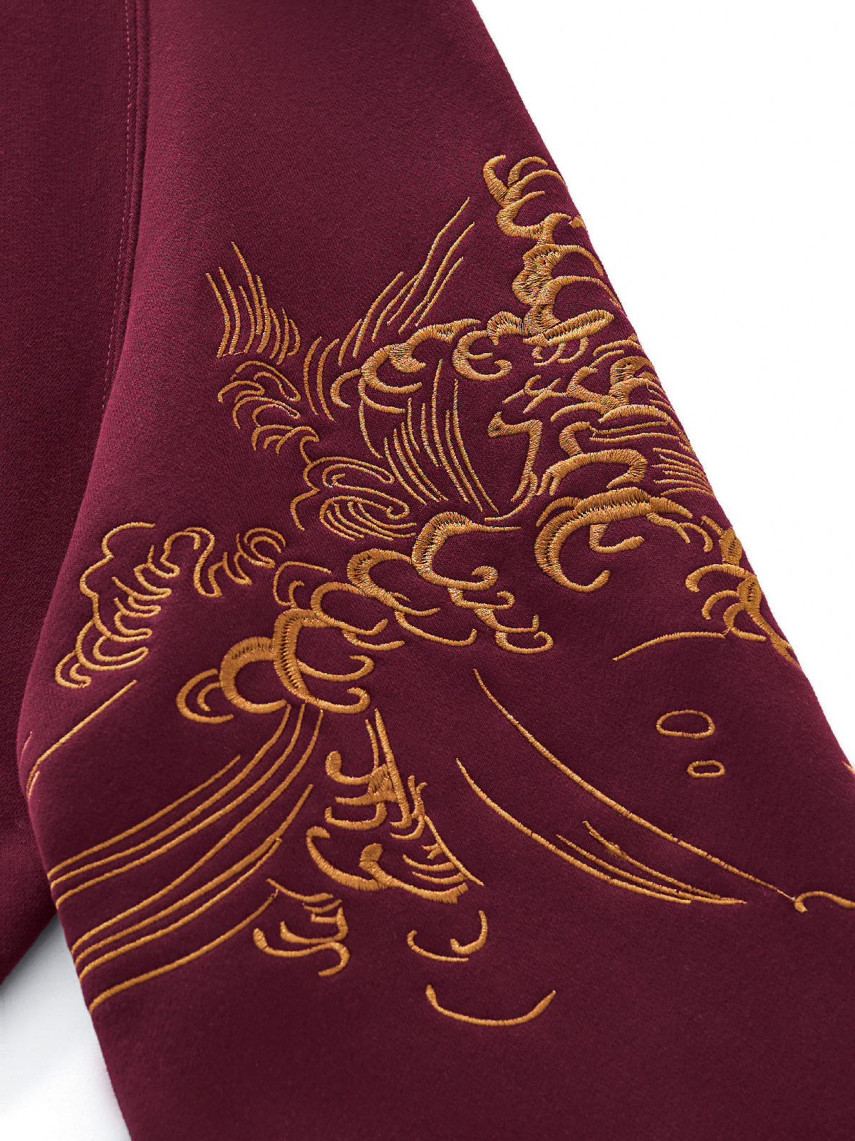 Hoodie ample cheval et fleurs brodés (unisexe)