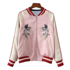 Veste Tigre et Mont Fuji brodés (Réversible)