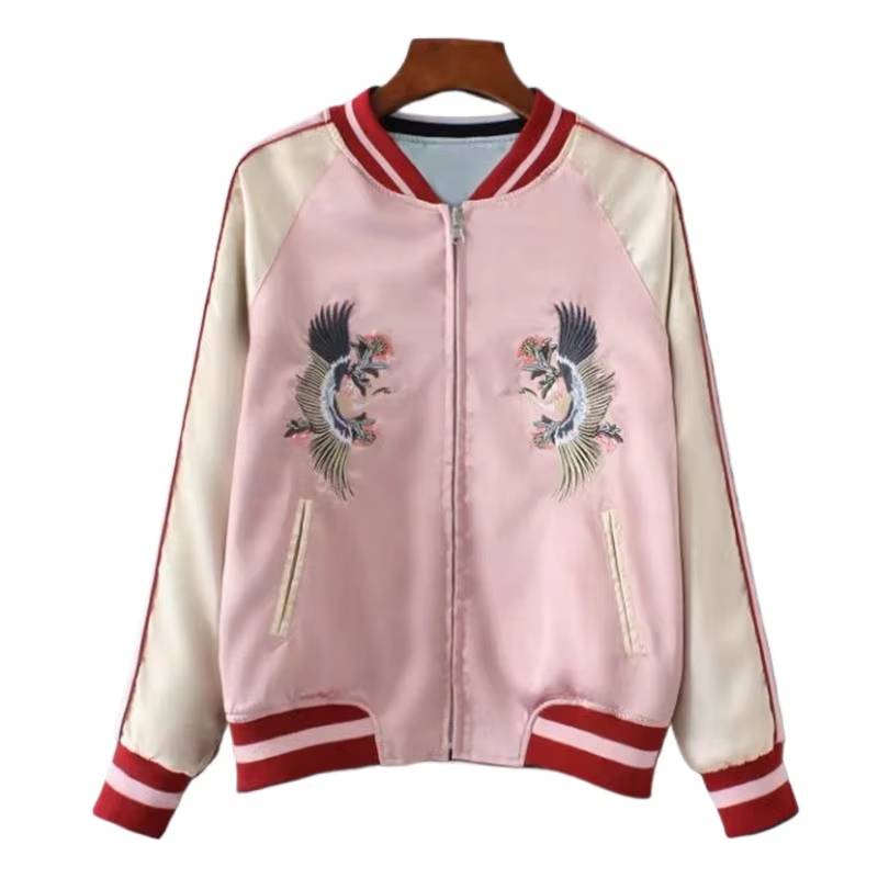 Veste Tigre et Mont Fuji brodés (Réversible)