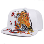 Casquettes brodées avec grue, carpe koi ou aigle (unisexe)