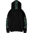 Hoodie dragons brodés manches et capuche (unisexe)