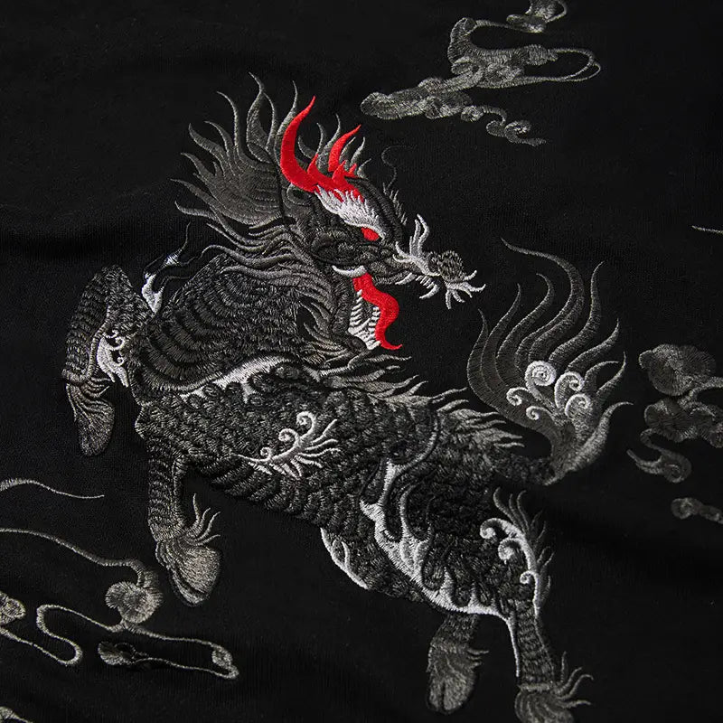 Embroidered Kirin Hoodie