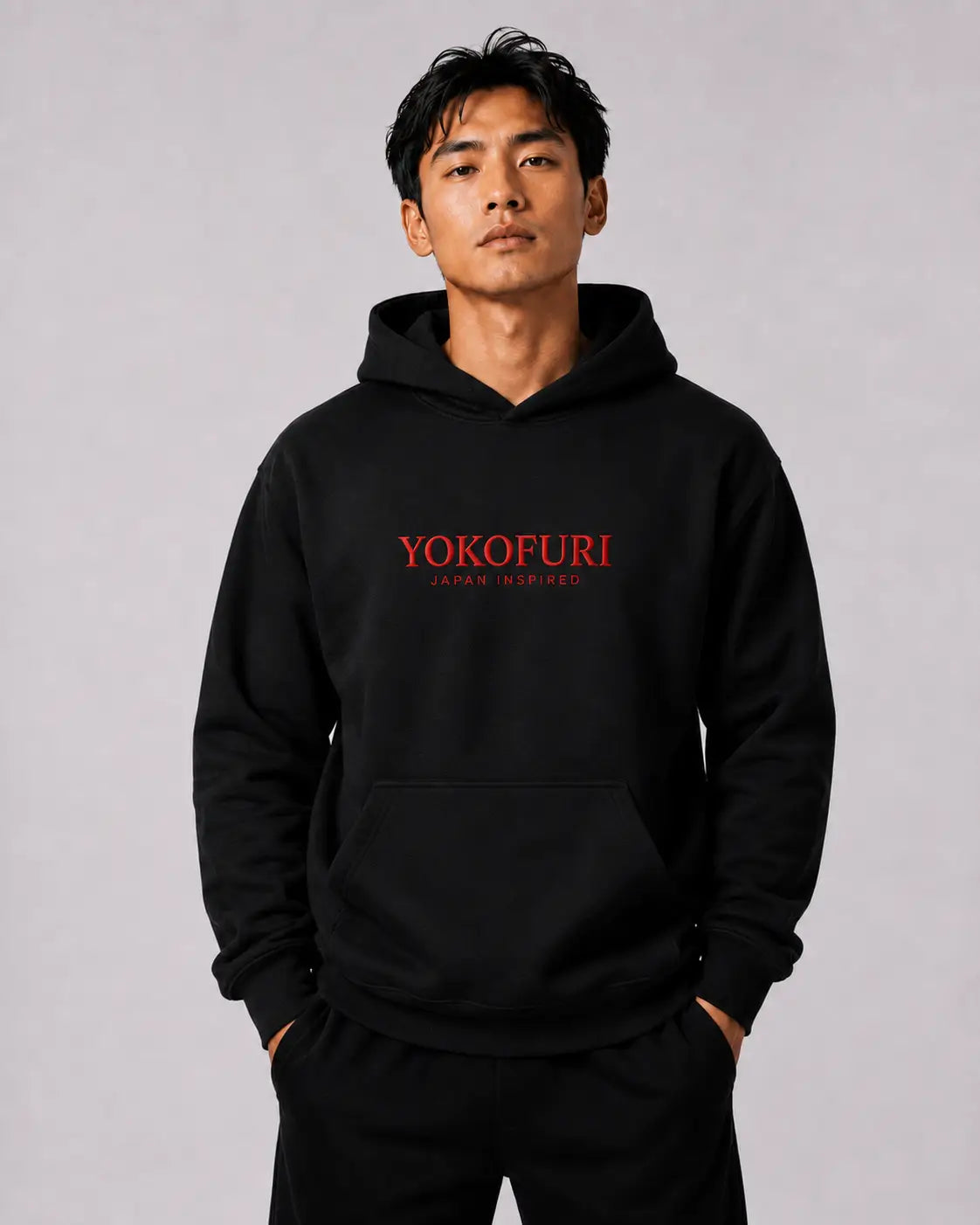 Hoodie Yokofuri Japan Inspired Brodé – Yokofuri Atelier
