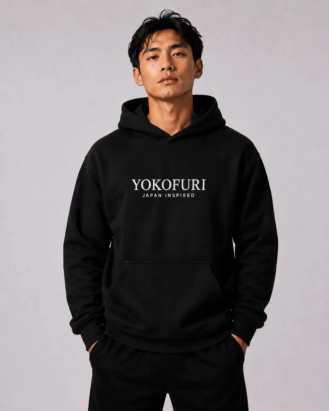 Hoodie Yokofuri Japan Inspired Brodé – Yokofuri Atelier