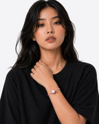 Bracelet porte bonheur Maneki Neko rose VIP