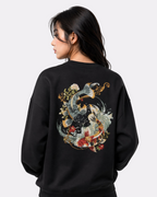 Sweat carpes koi brodées (unisexe)