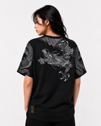 Tee-shirt dragons brodés (unisexe)