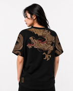 Tee-shirt dragons brodés (unisexe)