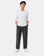 Chemise japonaise à manches longues en lin
