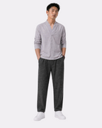 Chemise japonaise à manches longues en lin