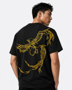 T-shirt fenice ricamato