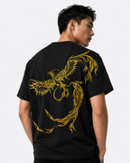 T-shirt fenice ricamato