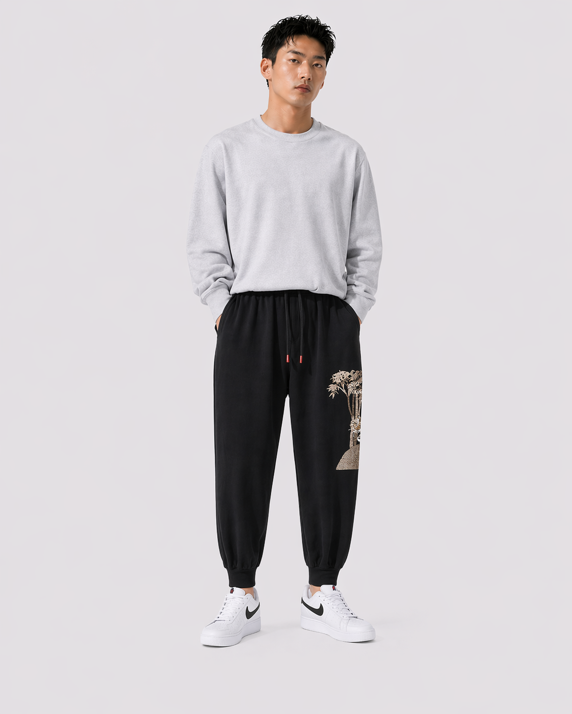 Jogging tigre brodé