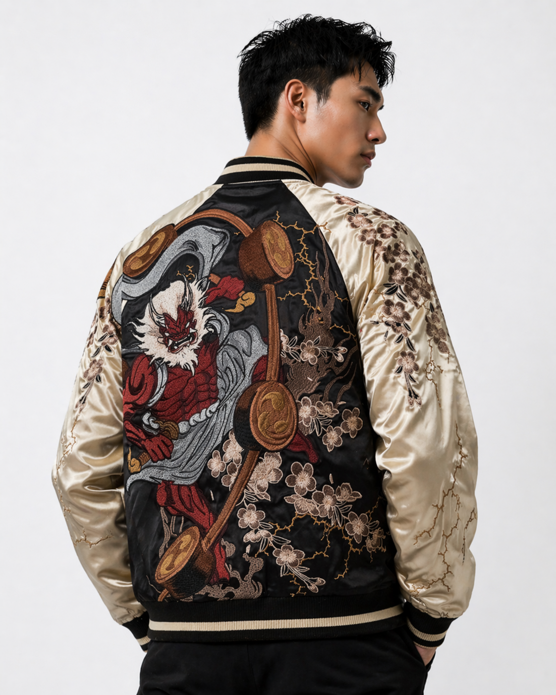 Veste Raijin et Fujin brodés (unisexe)