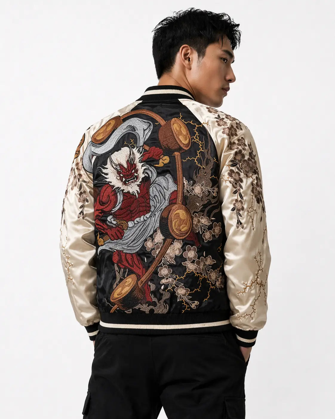 Veste Raijin et Fujin brodés (unisexe)
