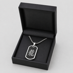 Collier Pendentif Kanji Japonais