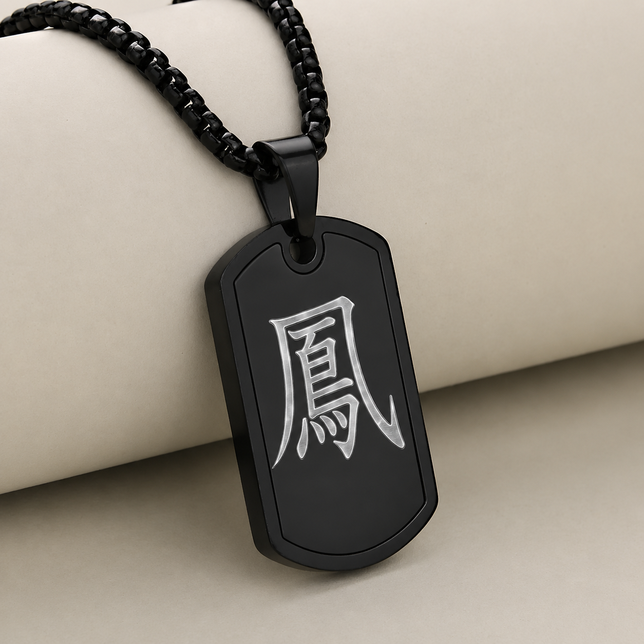 Collier Pendentif Kanji Japonais