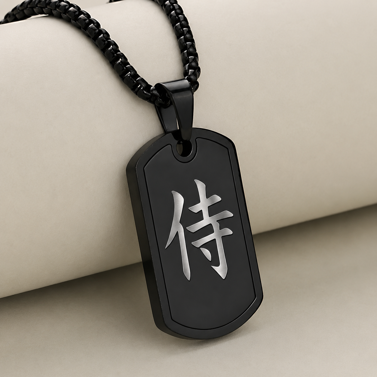 Collier Pendentif Kanji Japonais