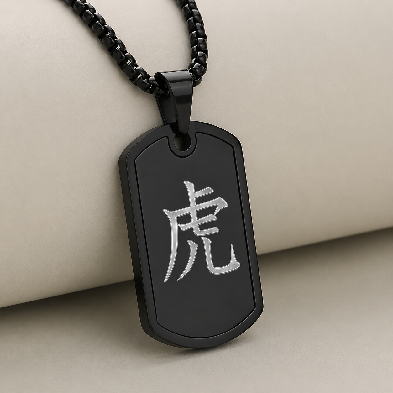 Collier Pendentif Kanji Japonais