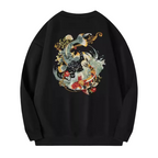 Sweat carpes koi brodées (unisexe)