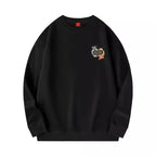 Sweat ample carpes koi brodées (unisexe)