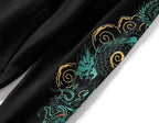 Sweatshirt with embroidered dragon sleeves (unisex) 