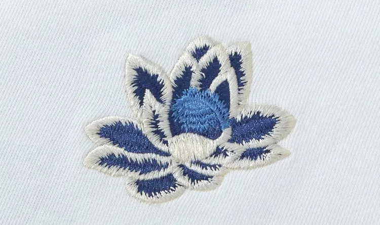 Sweat ample phénix et fleurs de lotus brodés (unisexe)