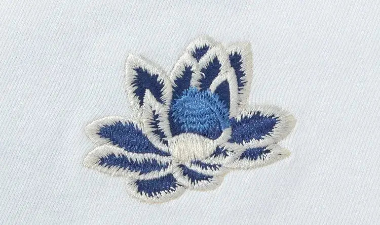 Sweat phénix et fleurs de lotus brodés (unisexe)