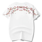 Embroidered cherry blossom t-shirt (unisex)