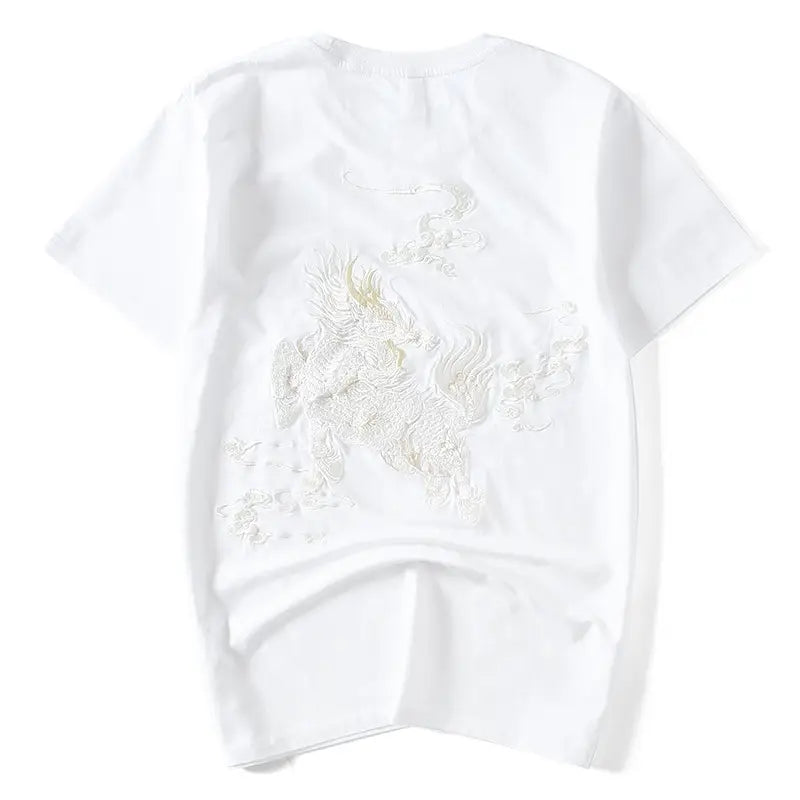 T-shirt kirin ricamato (unisex)
