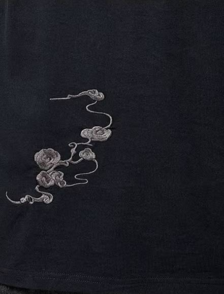 Tee-shirt ample kirin brodé (unisexe)