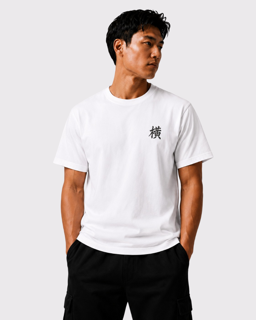 Tee-shirt Tigre & Fleurs imprimé – Yokofuri Atelier