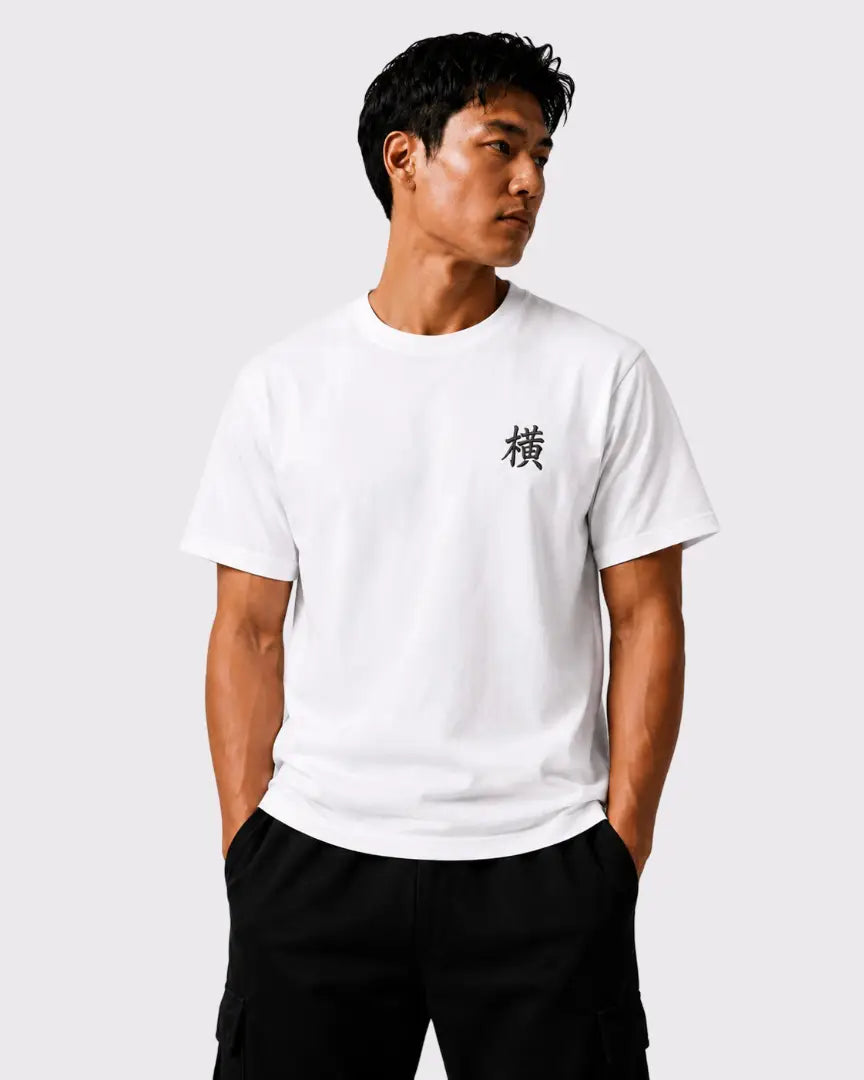 Tee-Shirt Tee-shirt Kitsune Brodé – Yokofuri Atelier