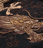 Tee-shirt dragons brodés (unisexe)