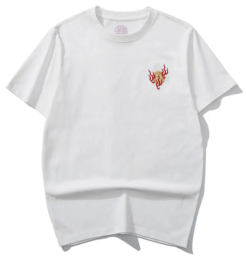 Embroidered dragon t-shirt (unisex)