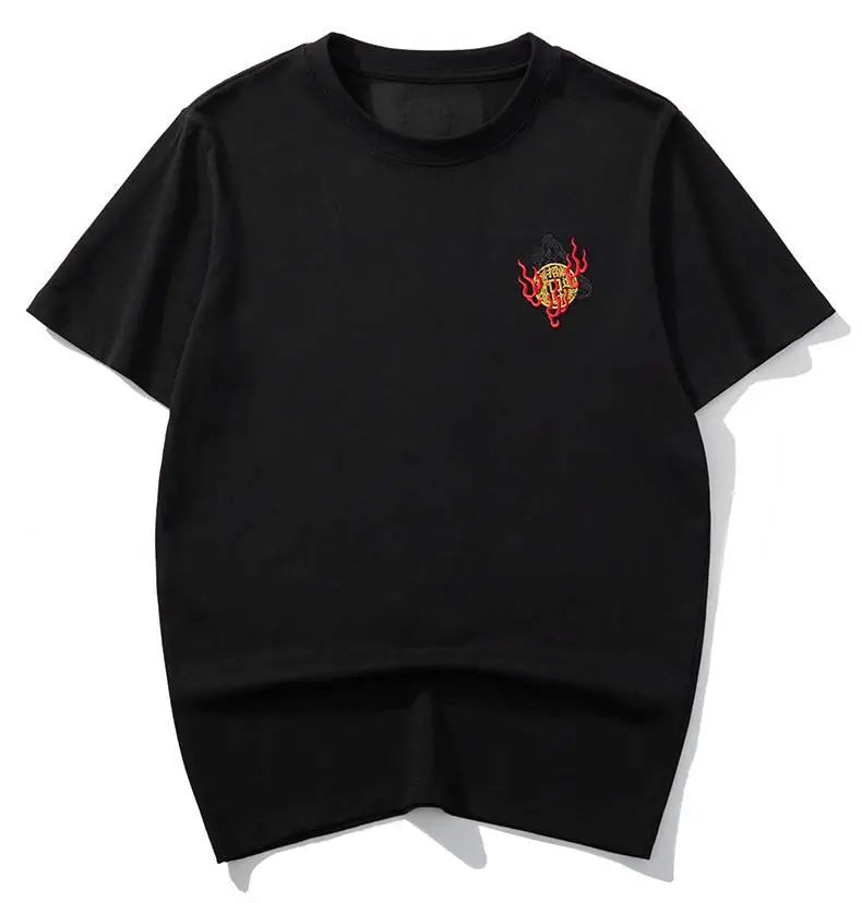 Embroidered dragon t-shirt (unisex)