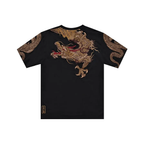 Tee-shirt dragons brodés (unisexe)