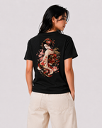 Tee-shirt Geisha imprimé – Yokofuri Atelier