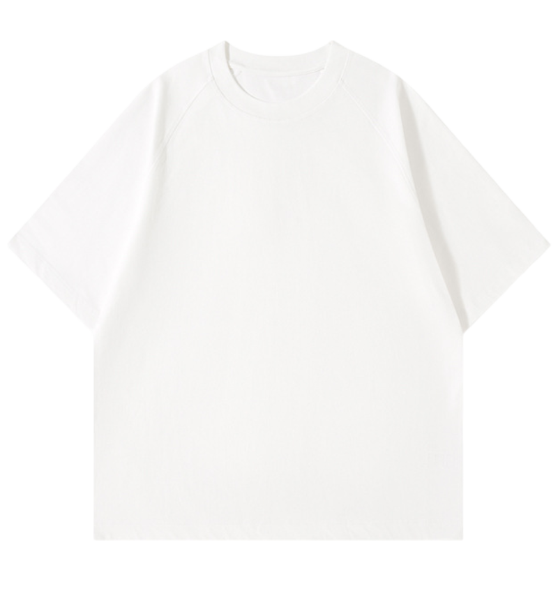 Tee-shirt oversize en coton premium blanc (unisexe)
