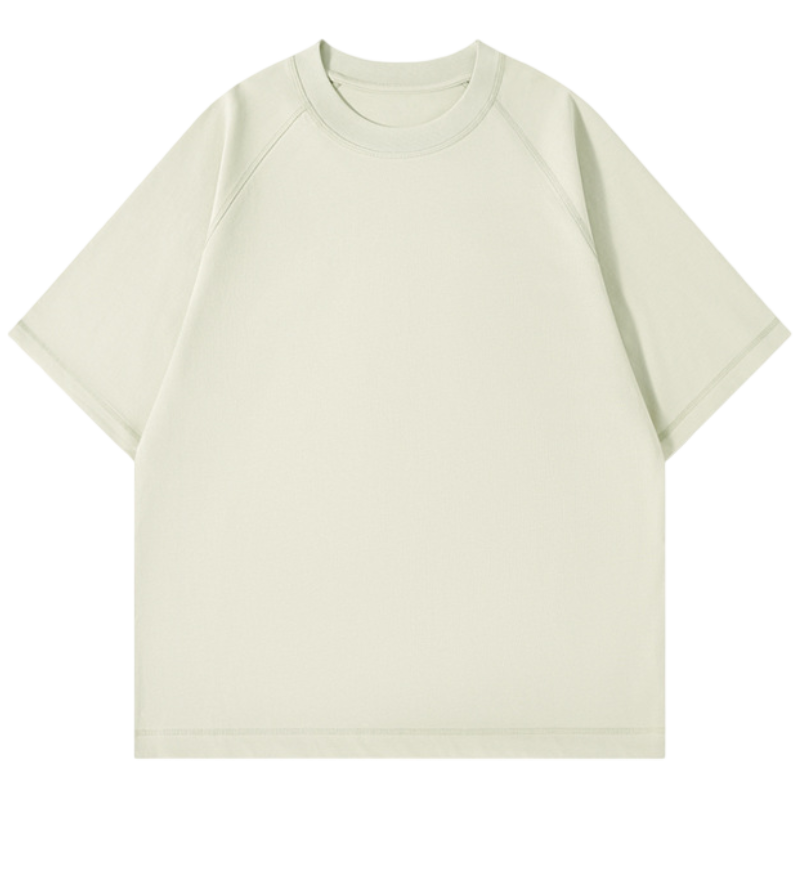 Tee-shirt oversize en coton premium vert menthe (unisexe)