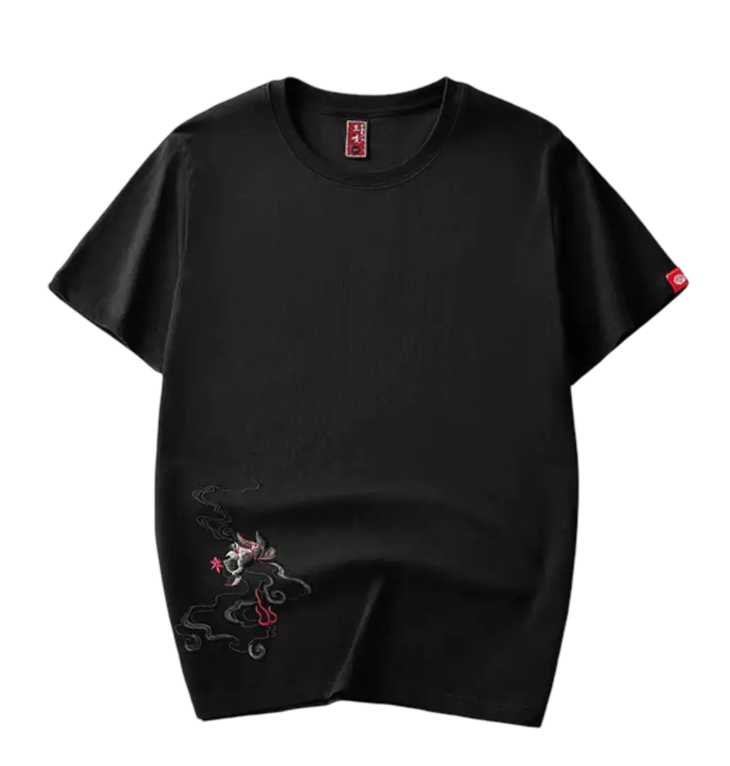 Embroidered phoenix t-shirt (unisex) 