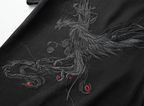 Tee-shirt ample phénix brodé (unisexe)