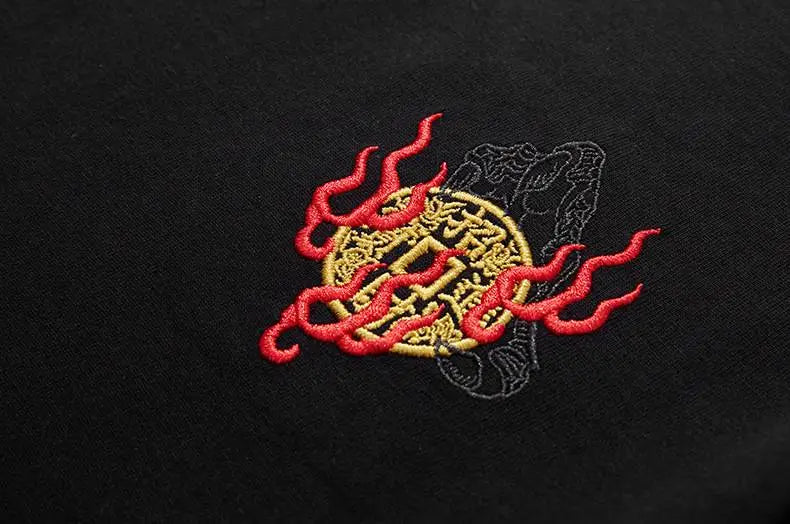 Embroidered dragon t-shirt (unisex)
