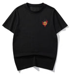 Tee-shirt ample dragon brodé (unisexe)