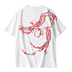T-shirt fenice ricamato