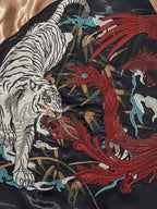 Jacket embroidered with the 4 mythical creatures (unisex) 