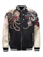 Jacket embroidered with the 4 mythical creatures (unisex) 