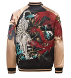 Jacket embroidered with the 4 mythical creatures (unisex) 