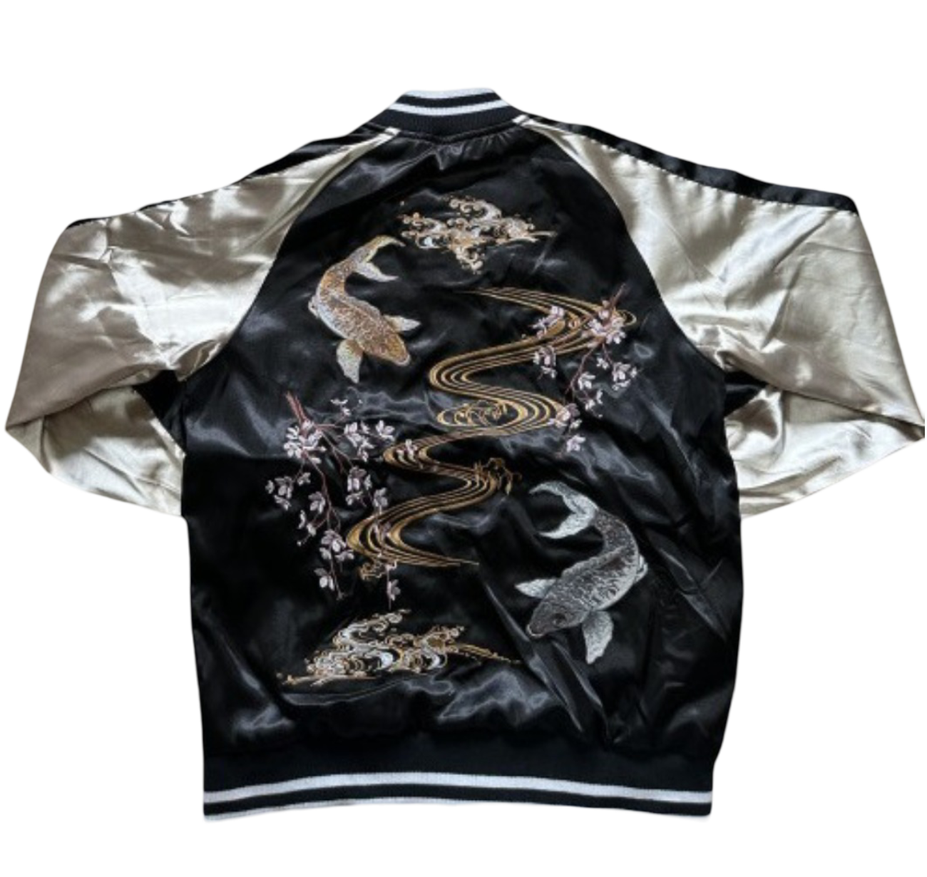Veste Sukajan souvenir carpe koi brodées (Edition Limitée) (unisexe)